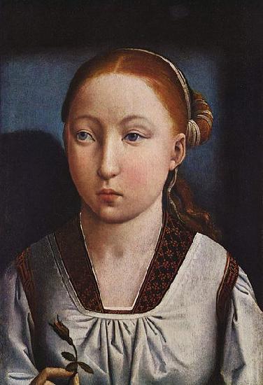 Juan de Flandes Portrait of an Infanta (possibly Catherine of Aragon) Germany oil painting art